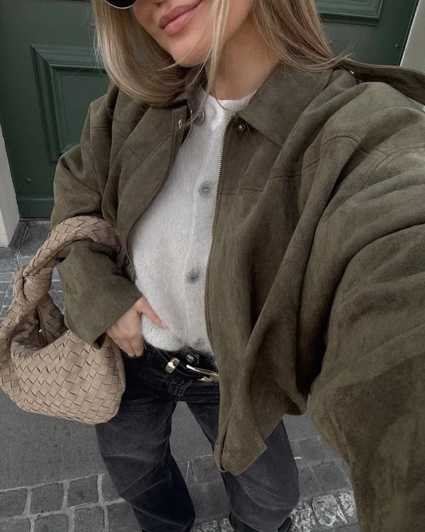 Catherine | Luxe Bomber Jacket
