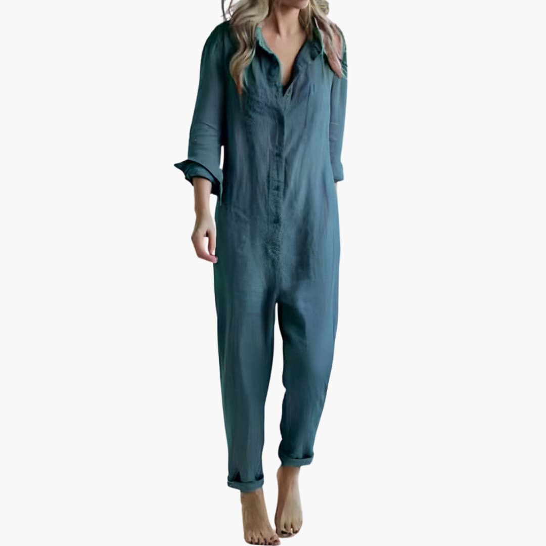 Quinella | Elegant Long Sleeve Jumpsuit