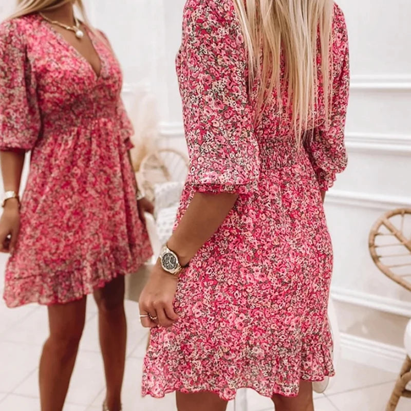 Acasha | Elegant Floral Dress