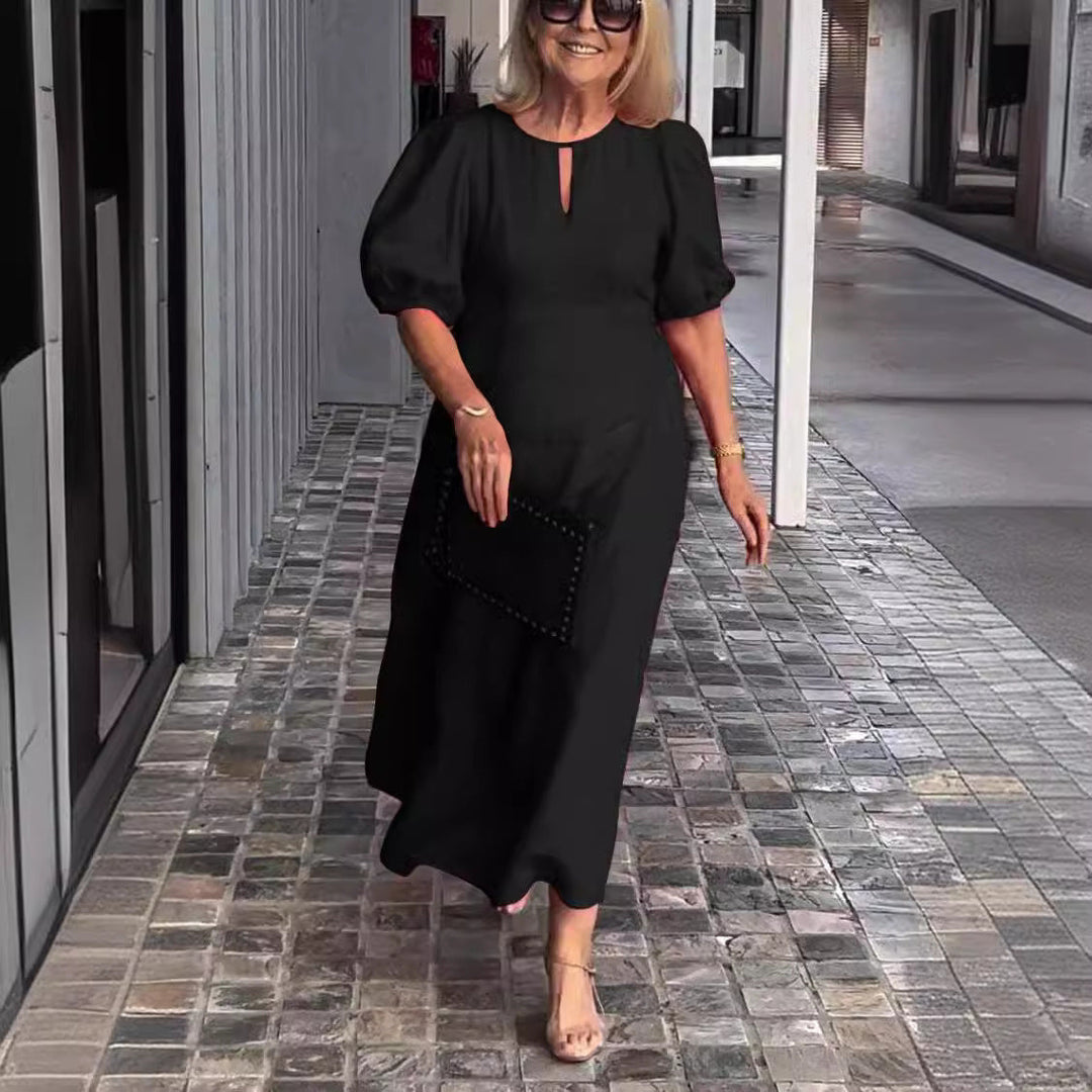 Coraline | Elegant Puff-Sleeve Dress