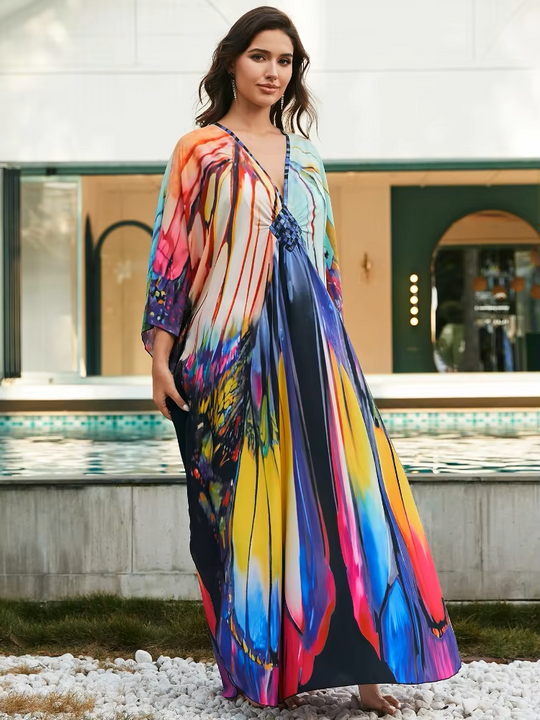 Candela | Tropical Resort Bamboo Maxi Dress