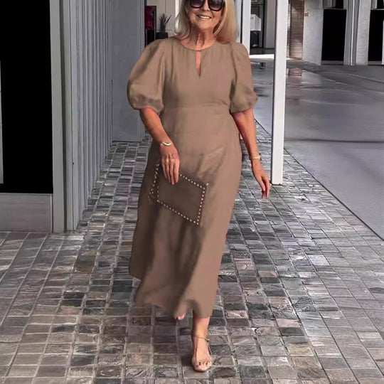 Coraline | Elegant Puff-Sleeve Dress