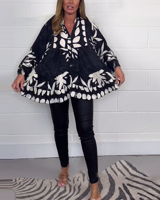 Dariana | Bell Sleeve Blouse