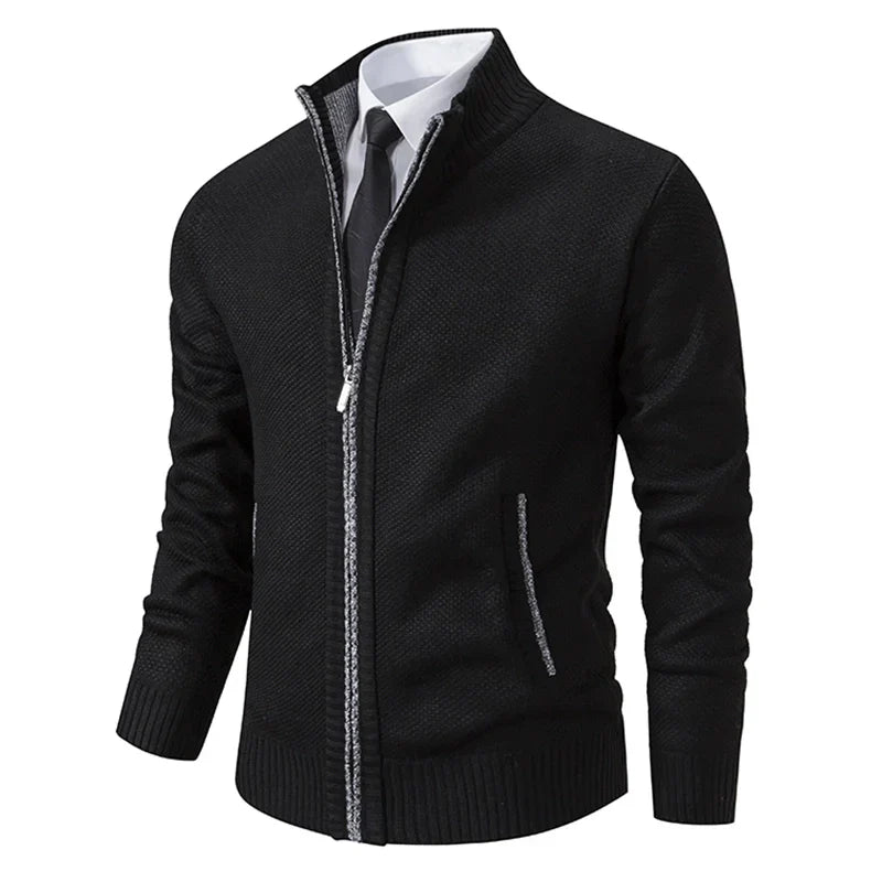 Stephen - Classic Zip-up Sweater