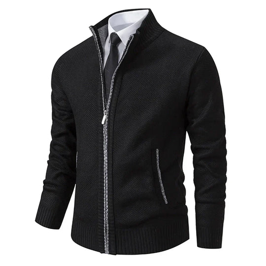 Stephen - Classic Zip-up Sweater