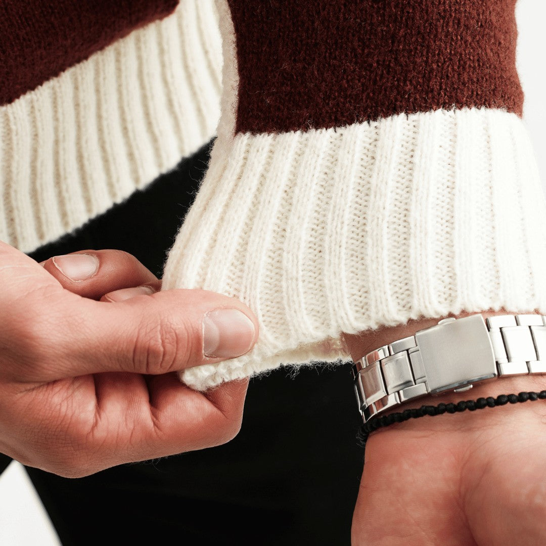 Apollo - Stylish Patchwork Sweater