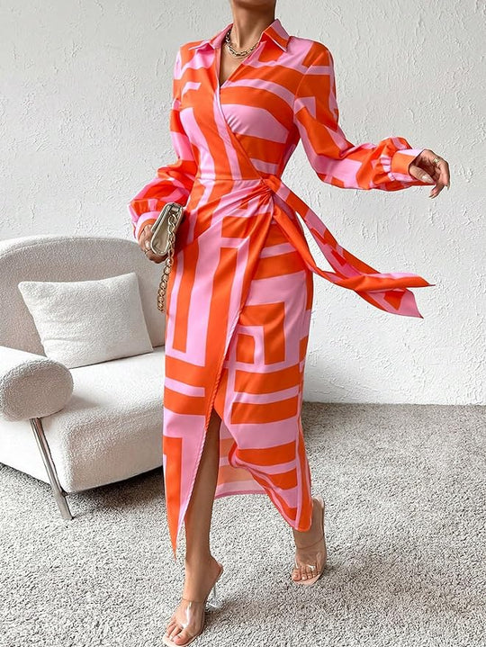 Tatiana | Printed Wrap Dress