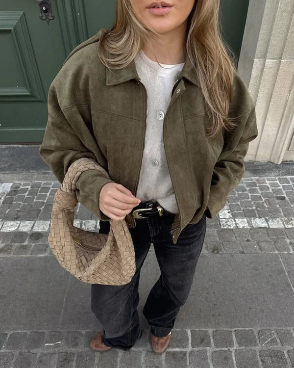 Catherine | Luxe Bomber Jacket