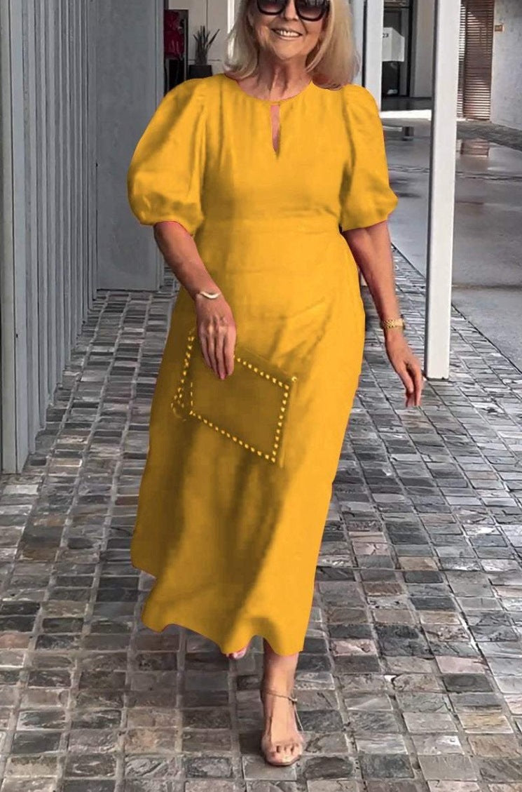Coraline | Elegant Puff-Sleeve Dress