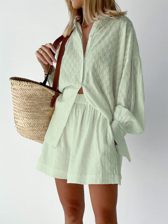 Enya | Breezy Shirt and Shorts Set