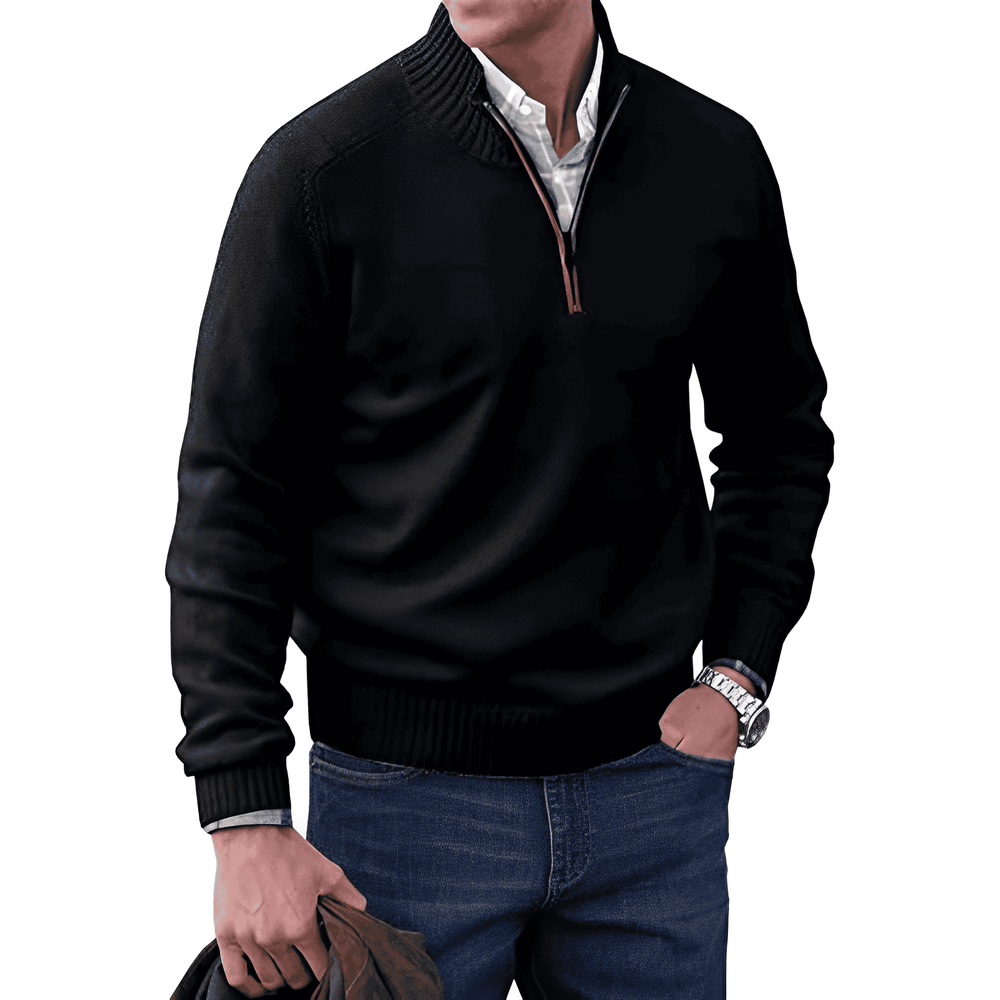 Seth - Stylish Zipped Sweater