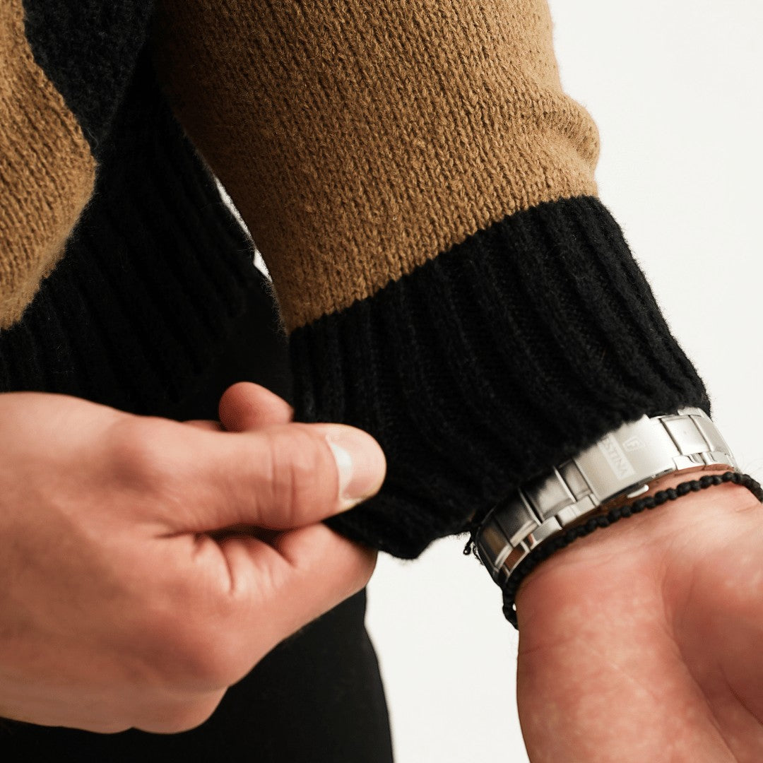 Apollo - Stylish Patchwork Sweater