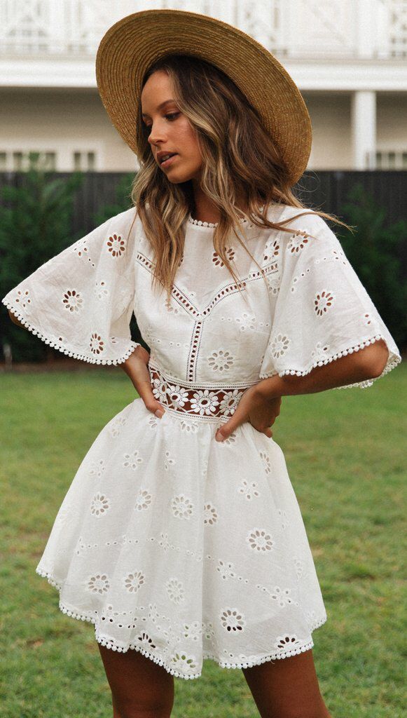 Gillian | Backless Bell-Sleeve Dress