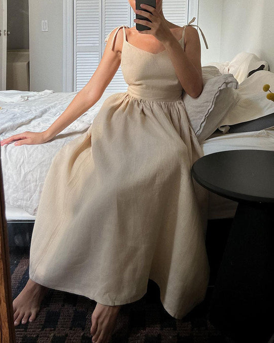 Amina | Chic Tie-Strap Dress