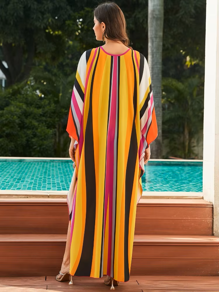 Cassia | Tropical Resort Bamboo Maxi Dress