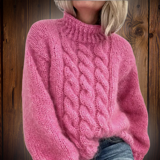 Zena | Jacquard Cozy Turtleneck Sweater
