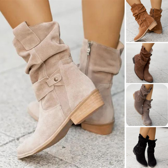 Rachel | Stylish Low Heel Boots