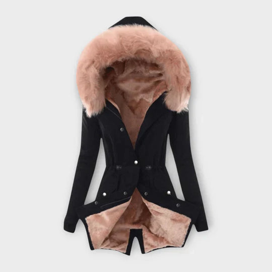Carolina | Chic Winter Jacket with Fur