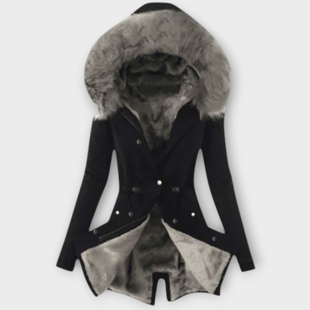 Carolina | Chic Winter Jacket with Fur
