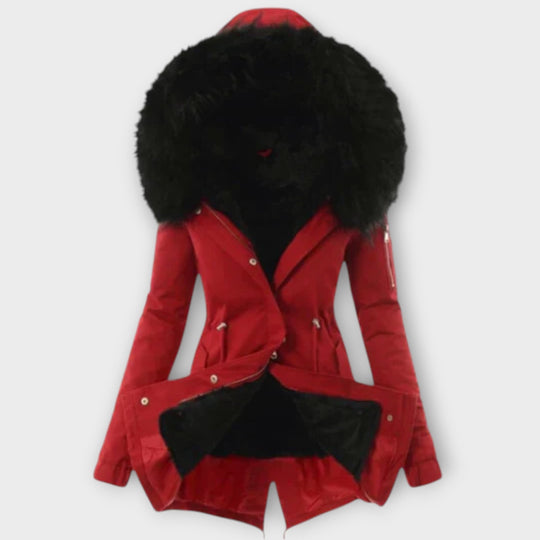 Carolina | Chic Winter Jacket with Fur