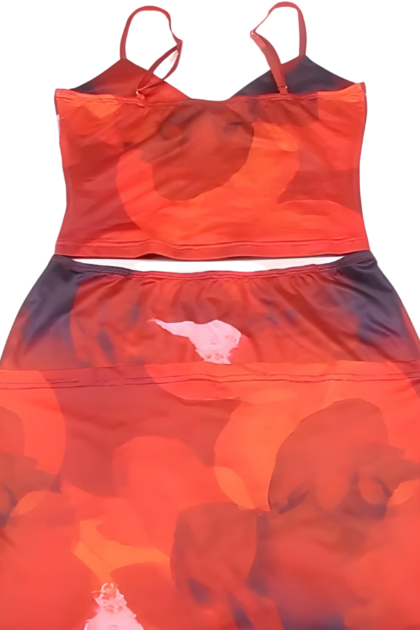 Synthea | Floral Maxi Skirt & Top Set