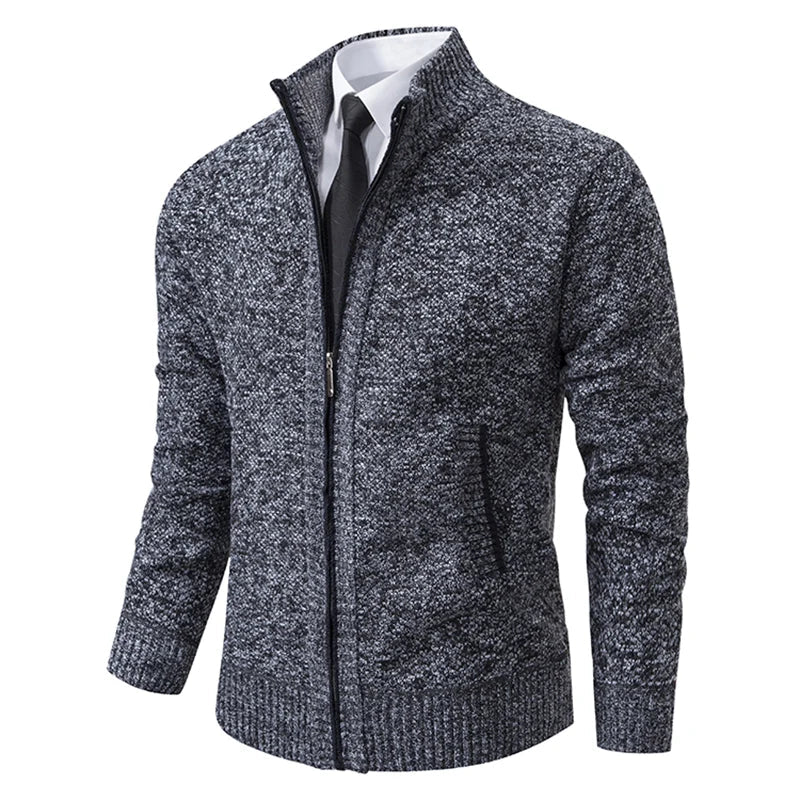 Stephen - Classic Zip-up Sweater