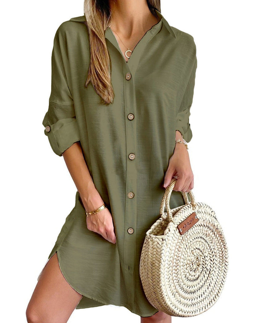 Celestina | Button-Up Shirt Dress
