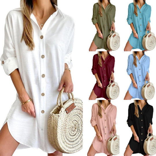 Celestina | Button-Up Shirt Dress