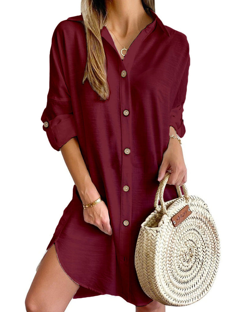 Celestina | Button-Up Shirt Dress