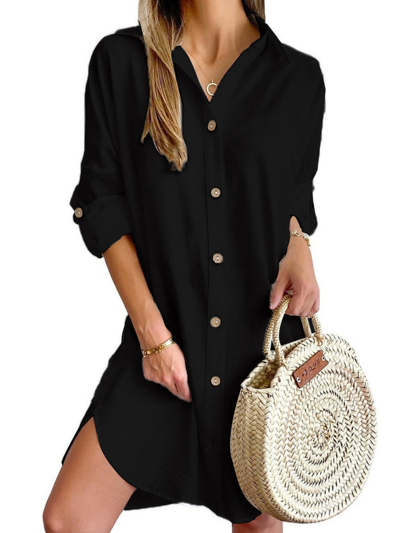 Celestina | Button-Up Shirt Dress