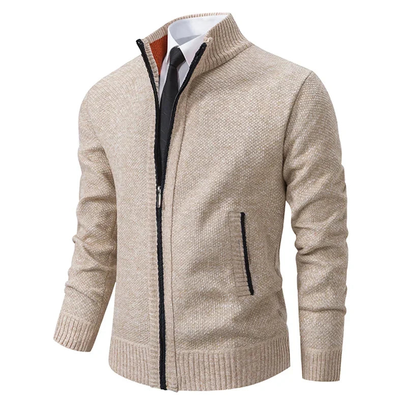 Stephen - Classic Zip-up Sweater