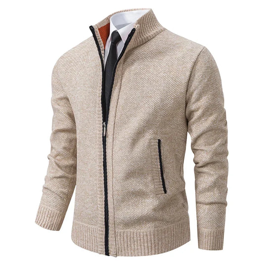 Stephen - Classic Zip-up Sweater