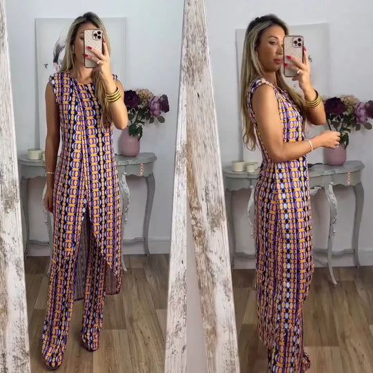 Xavella | Chic Sleeveless Women's Two-Piece Set