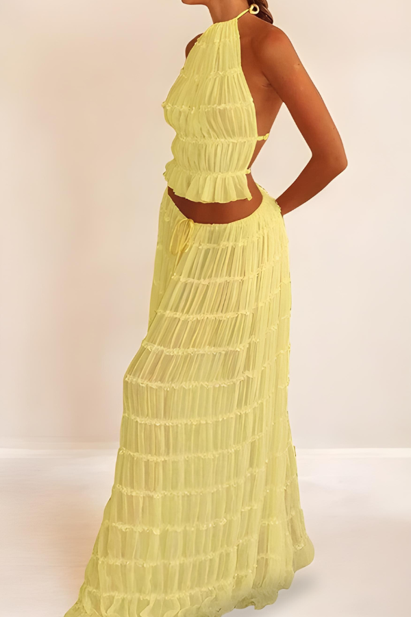 Calypso | Two Piece Halter Set