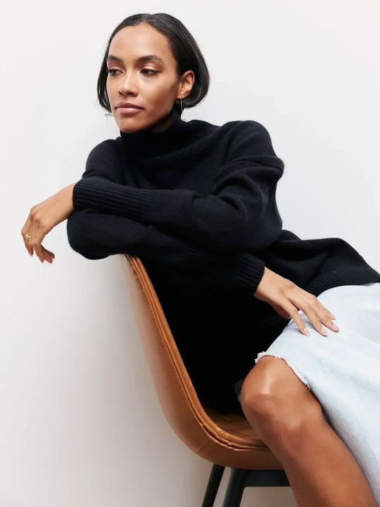 Olivia | Stylish Turtleneck Sweater