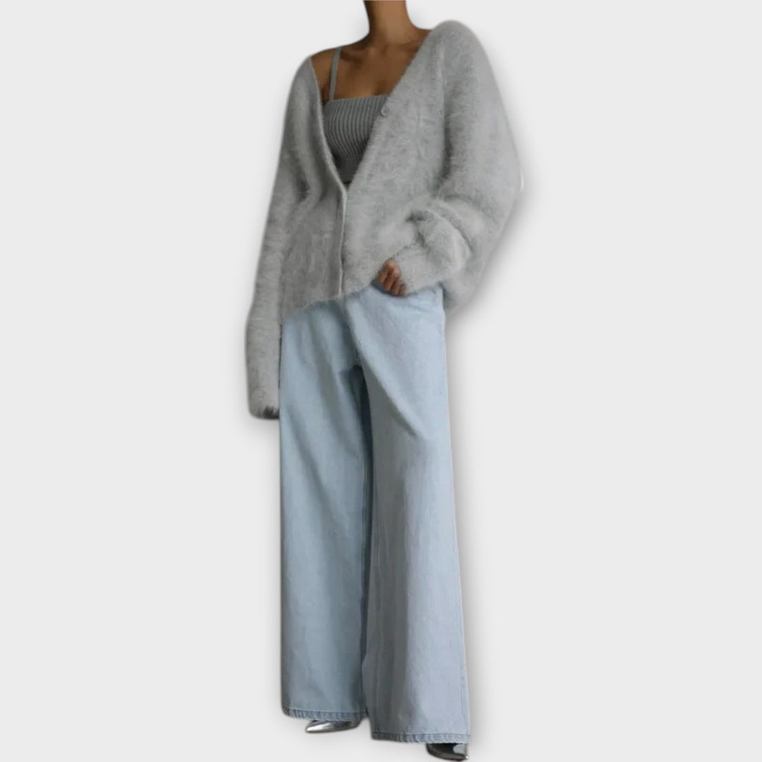 Willow | Chic Fluffy Cardigan