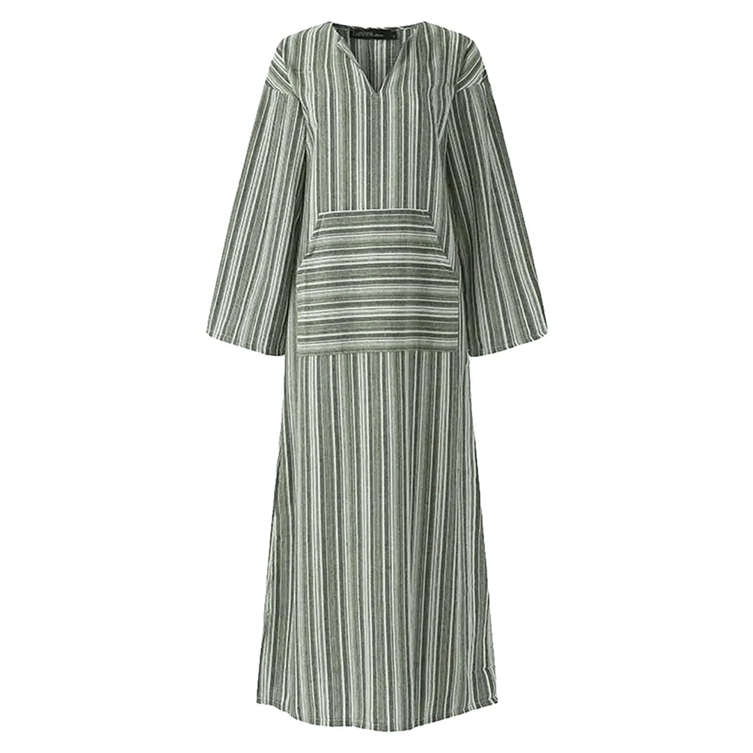 Zia | Striped Maxi Dress