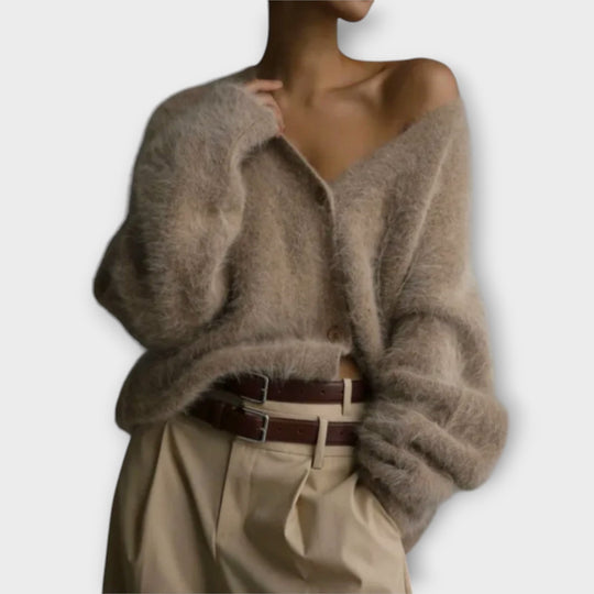 Willow | Chic Fluffy Cardigan