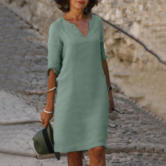 Tindra | Vibrant Tummy Covering Dress