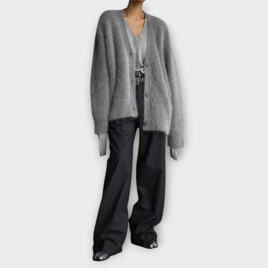 Willow | Chic Fluffy Cardigan