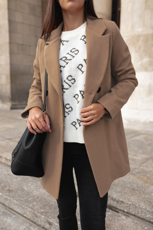 Vivienne | Elegant Lapel Coat