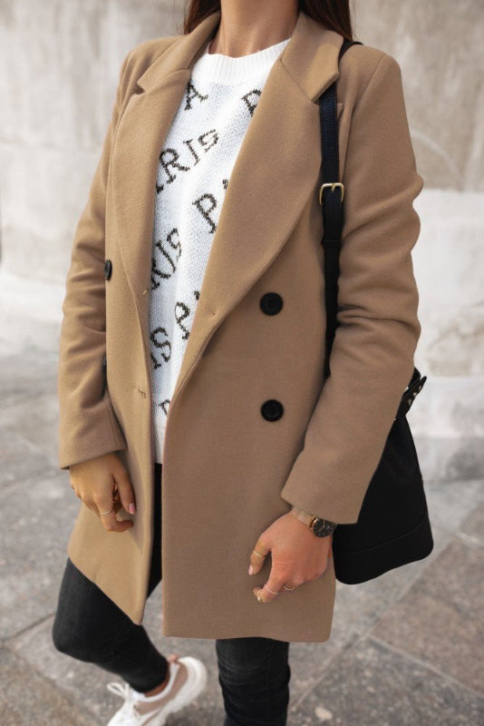 Vivienne | Elegant Lapel Coat