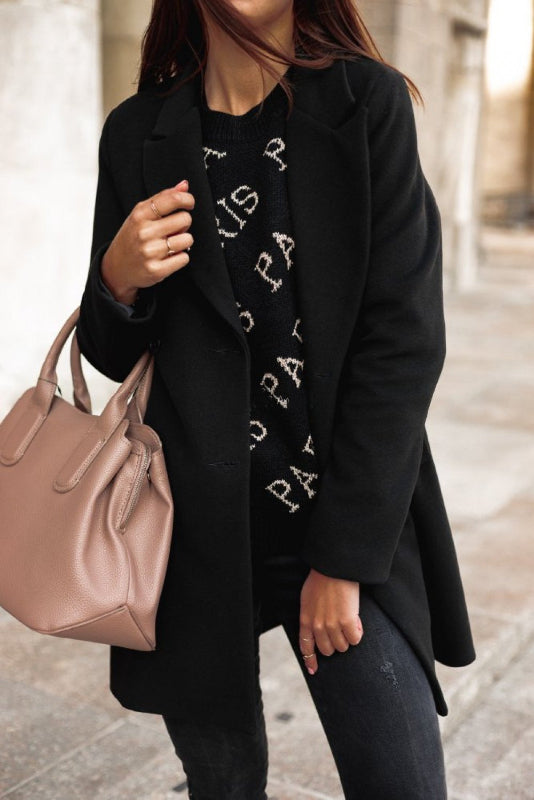 Vivienne | Elegant Lapel Coat