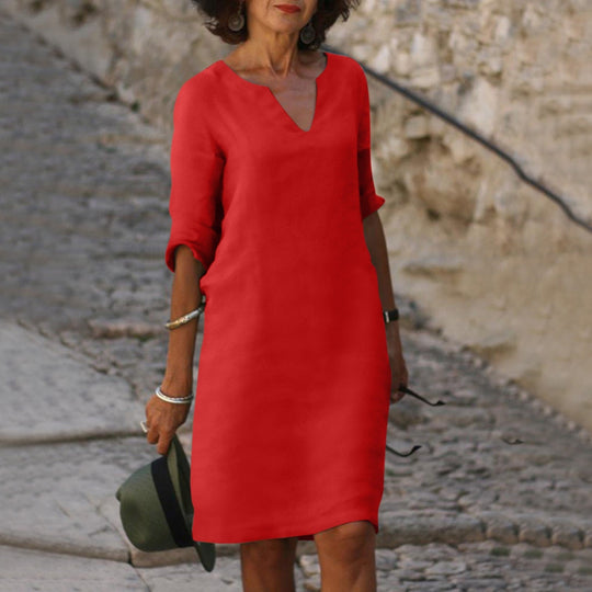 Tindra | Vibrant Tummy Covering Dress