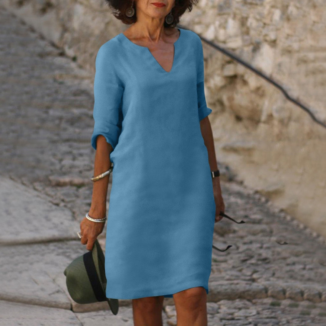 Tindra | Vibrant Tummy Covering Dress