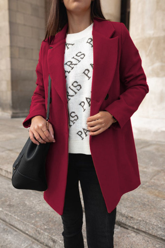 Vivienne | Elegant Lapel Coat