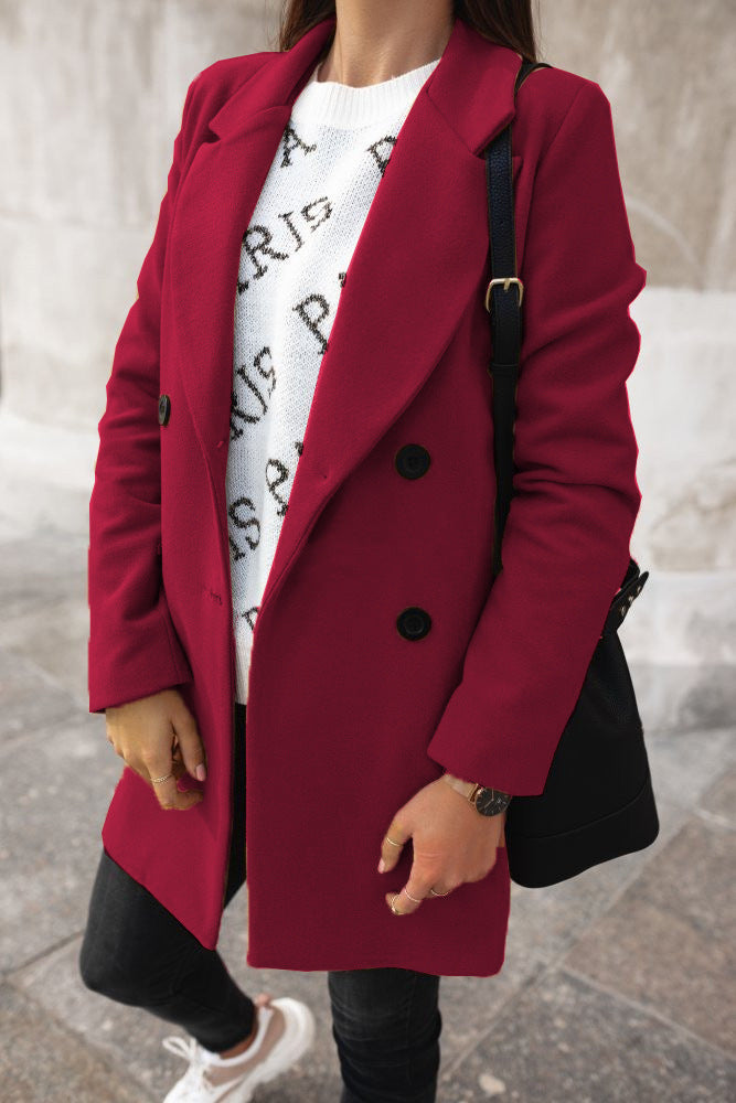 Eileen  | Timeless Double-Breasted Coat