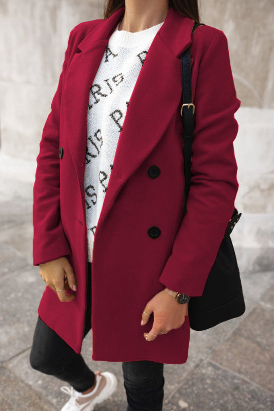 Vivienne | Elegant Lapel Coat