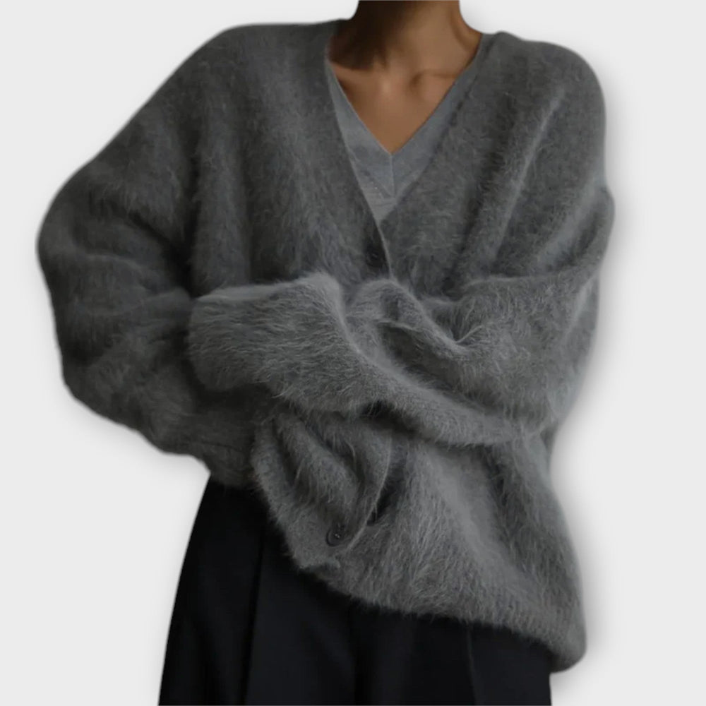 Willow | Chic Fluffy Cardigan