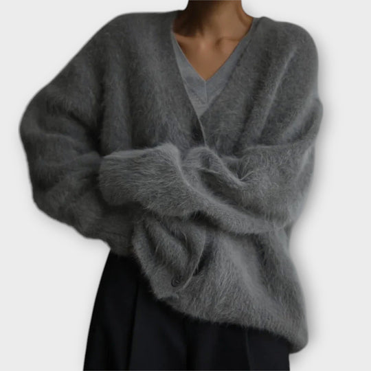 Willow | Chic Fluffy Cardigan
